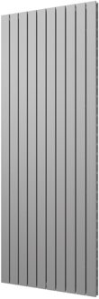 Designradiator Plieger Cavallino Retto Dubbel 2146 Watt Middenaansluiting 200x75,4 cm Pearl Grey