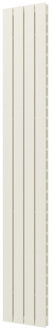 Designradiator Plieger Cavallino Retto Dubbel 905 Watt Middenaansluiting 200x29,8 cm Wit Structuur