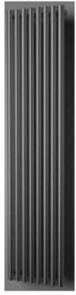 Designradiator Plieger Inox Melody 180x37 cm 861 Watt Inox-Look Inox look