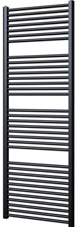 Designradiator Plieger Palermo 170,2x60cm 921 Watt Zwart Zijaansluiting