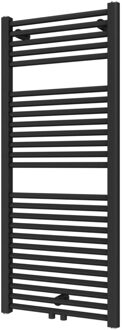 Designradiator Plieger Palmyra 580 Watt Midden- of Zijaansluiting 117,5x50 cm Black Graphite