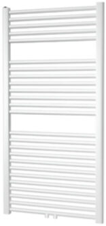 Designradiator Plieger Palmyra 580 Watt Midden- of Zijaansluiting 117,5x50 cm Pearl Grey