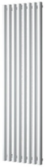 Designradiator Plieger Trento 1086 Watt Middenaansluiting 180x47 cm Antraciet Metallic