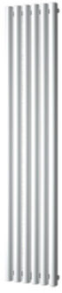 Designradiator Plieger Trento 814 Watt Middenaansluiting 180x35 cm Antraciet Metallic