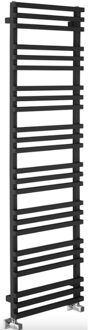 Designradiator Sapho Fantina Recht 50x164,7cm 495W Mat Zwart