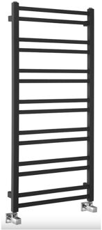 Designradiator Sapho Metro Dos 50x110 cm Mat Zwart