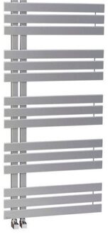 Designradiator Sapho Silvana Recht 50x123.6 cm 561W Zilver