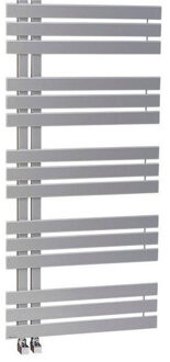 Designradiator Sapho Silvana Recht 50x123.6 cm 561W Zilver