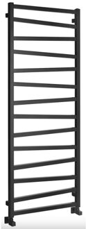 Designradiator Sapho Zig Recht 60x157,2 cm 709W Mat Zwart