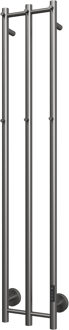 Designradiator TVS Design PLUS 3V EL 150x28 cm Gunmetal