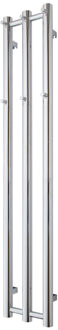 Designradiator TVS Kiro 3 Chroom 140 x 26.5 cm