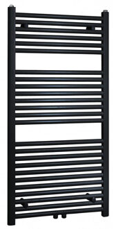 Designradiator Venus 120x60cm 830 Watt Mat Antraciet Middenonderaansluiting