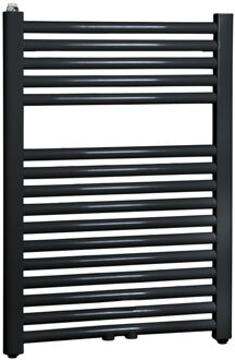 Designradiator Venus 75x60cm 463 Watt Mat Antraciet Middenonderaansluiting