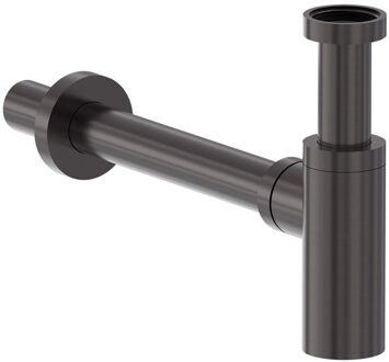 Designsifon MAY Geborsteld Carbon Black PVD Gunmetal