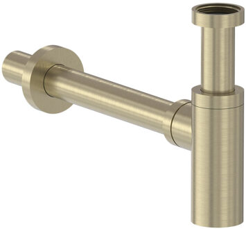 Designsifon MAY Geborsteld Mat Goud PVD