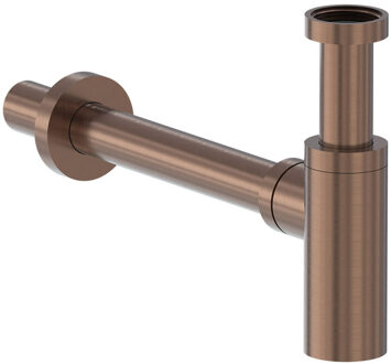 Designsifon MAY Geborsteld Mat Koper PVD