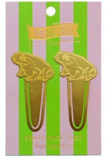 Designworks ink boekenlegger messing à 2 stuks - froget about it