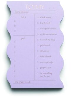 Designworks ink notitieblok golven - lila