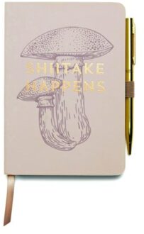 Designworks ink notitieboekje met pen - shiitake happens