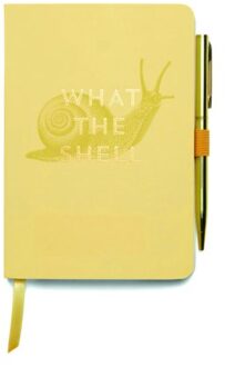 Designworks ink notitieboekje met pen - what the shell