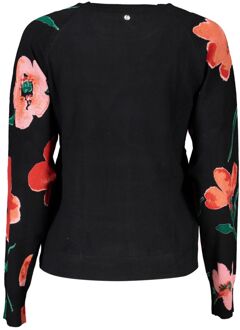 Desigual Bloemenprint Trui Model De26968 Zwart