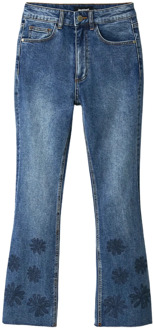 Desigual Boot-cut Jeans Desigual , Blue , Dames - XS