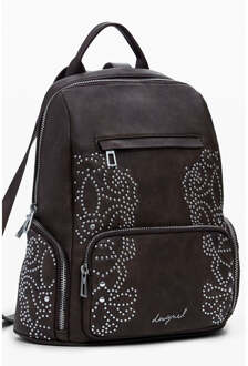 Desigual Bruine Polyethyleen Dames Rugzak - One Size