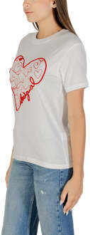 Desigual Dames T-Shirt Wit - M