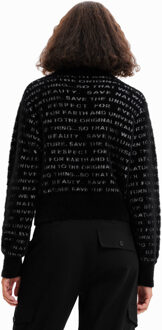 Desigual Dames Zwarte Trui - maat L