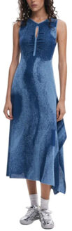 Desigual Dresses women dress - maat S Blauw