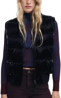 Desigual Gewatteerde Jas Zwart - S