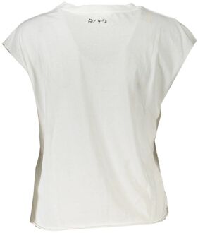 Desigual Ibiza Verbinding Sterrenprint T-shirt Wit