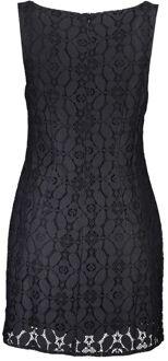 Desigual Kanten Mini-jurk Zwart - L