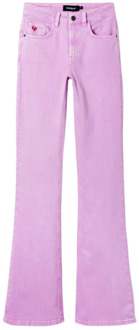 Desigual Moderne Slim Fit Jeans Desigual , Purple , Dames - Xl,L,M