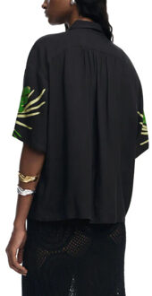 Desigual Shirts women shirt - maat L Zwart
