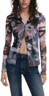 Desigual Shirts women shirt Zwart - XL