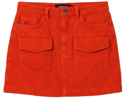 Desigual Short Skirts Desigual , Red , Dames - L,M,S