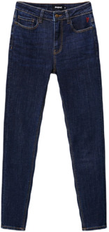 Desigual Skinny Jeans Desigual , Blue , Dames - W34