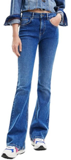 Desigual Slim-fit Jeans Desigual , Blauw , Dames - Xl,L,M,S,2Xs