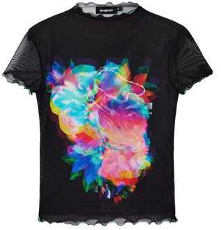 Desigual T-shirts Desigual , Black , Dames - L,M