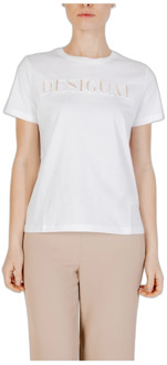 Desigual T-Shirts Desigual , White , Dames - 2Xl,M,S,Xs
