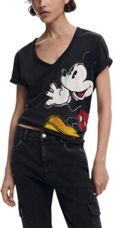 Desigual T-shirts women t-shirt Grijs - M