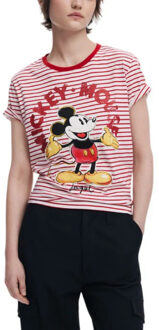 Desigual T-shirts women t-shirt - maat M Wit