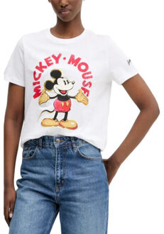 Desigual T-shirts women t-shirt Rood - XL