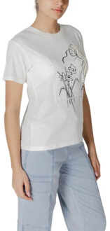 Desigual T-shirts women t-shirt Wit - S