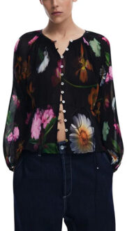 Desigual Women blouse Zwart - M