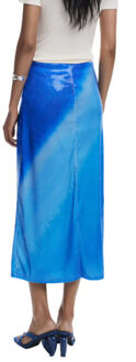 Desigual Women skirt - maat L Lichtblauw