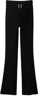 Desigual Zwarte broek met ritssluiting voor dames Desigual , Black , Dames - L,M