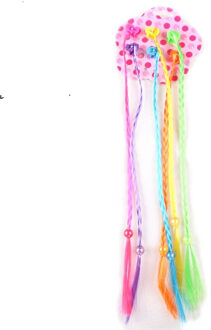 Desire Voor Haar 1Pack 5 Stuks Synthetische Gevlochten Kleine Doos Vlechten Met Plastic Kleine Klauw Clip Voor Kinderen En meisjes En Party