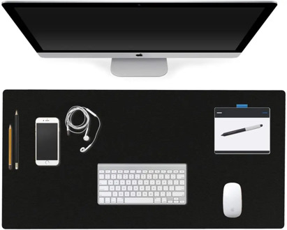 Desk Pad Protector PU Leather Desk Mat Desk Blotters Mouse Pad Organizer Comfortable Writing Pad Desk Decor for Office and Home